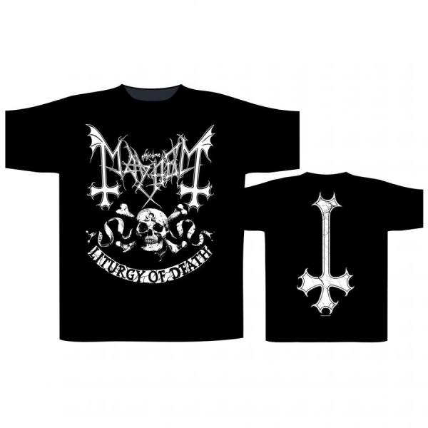 Mayhem - T/S Skull Omega (Xl) in der Gruppe MERCHANDISE / T-shirt / Kommande / Hårdrock bei Bengans Skivbutik AB (5682538)
