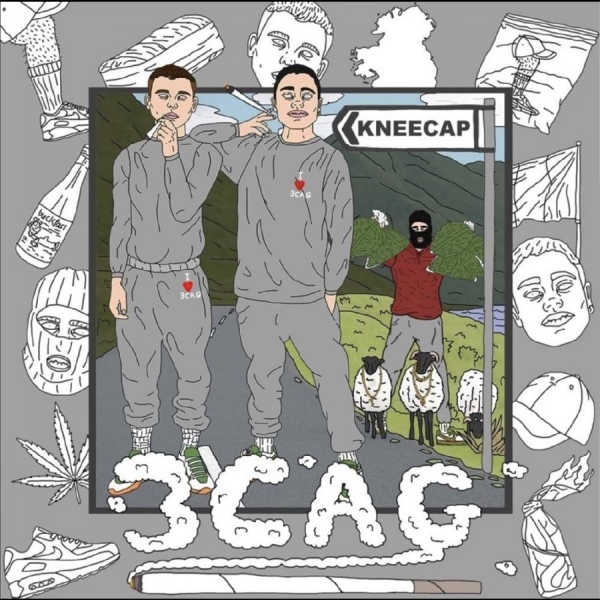 Kneecap - 3Cag in der Gruppe VINYL / Kommande / Hip Hop-Rap,Pop-Rock bei Bengans Skivbutik AB (5682567)