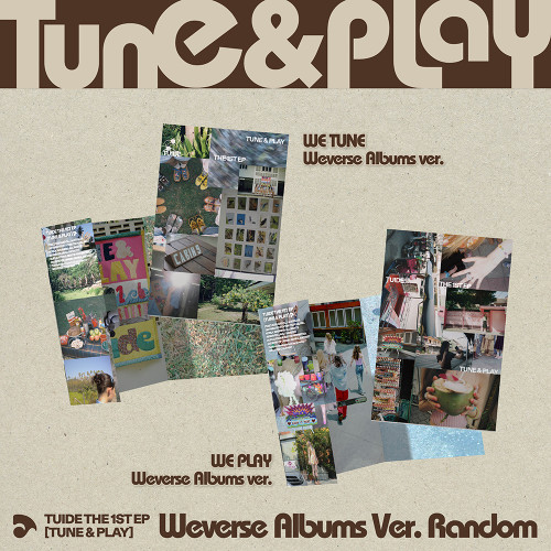 Tuide - Tune & Play (We Tuide) (Weverse Albums Ver.) (Random Ver.) in der Gruppe MERCHANDISE / Merch+Code / Kommande / K-Pop bei Bengans Skivbutik AB (5682581)