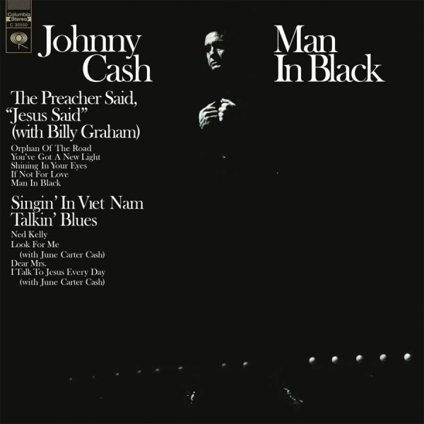 Johnny Cash - Man In Black in der Gruppe VINYL / Pop-Rock bei Bengans Skivbutik AB (5682604)