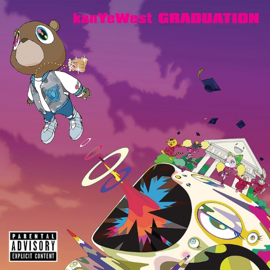Kanye West - Graduation (30,5 X 30,5 Cm) in der Gruppe MERCHANDISE / Poster / Hip Hop-Rap bei Bengans Skivbutik AB (5682629)
