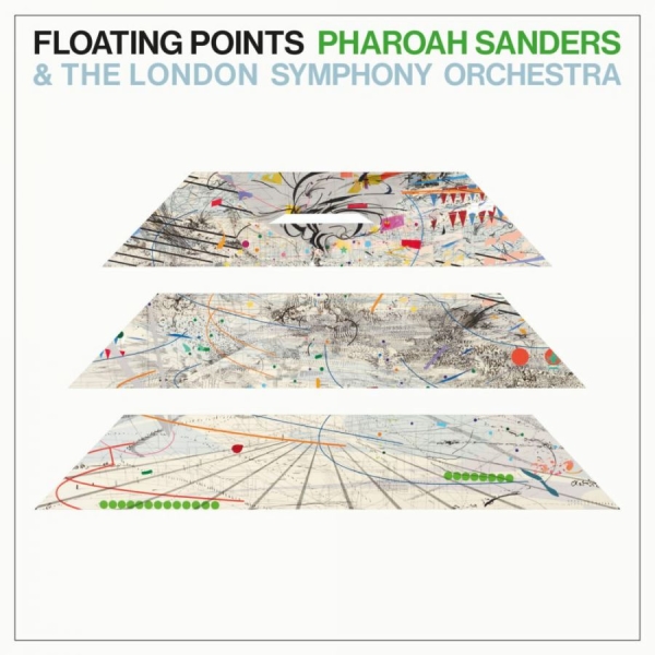 Floating Points Pharoah Sanders & - Promises (Blue / Green Vinyl) in der Gruppe VINYL / Bestseller bei Bengans Skivbutik AB (5682808)