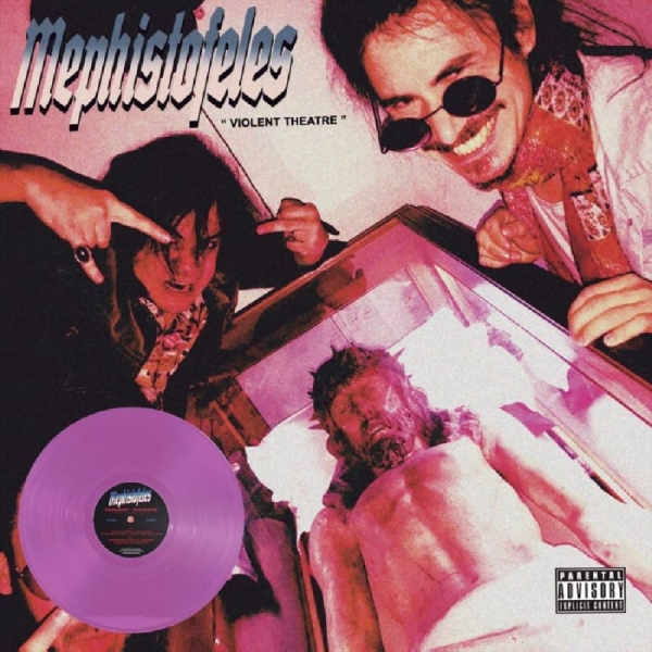 Mephistofeles - Violent Theatre (Violet Vinyl Lp) in der Gruppe VINYL / Kommande / Hårdrock bei Bengans Skivbutik AB (5682820)