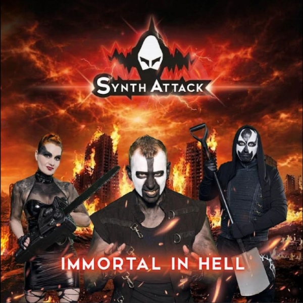 Synthattack - Immortal In Hell in der Gruppe CD / Kommande / Pop-Rock bei Bengans Skivbutik AB (5682872)