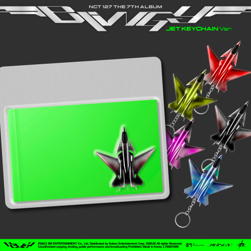 Nct 127 - Blingy (Jet Keychain Ver.) (Random Ver.) in der Gruppe MERCHANDISE / Merch+Code / Kommande / K-Pop bei Bengans Skivbutik AB (5682932)