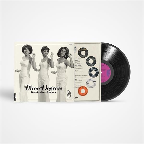 The Three Degrees - Heartbroken Memories in der Gruppe VINYL / Kommande / RnB-Soul bei Bengans Skivbutik AB (5682946)