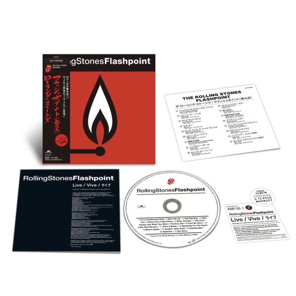 The Rolling Stones - Flashpoint (Shm-Cd) in der Gruppe CD / Kommande / Pop-Rock bei Bengans Skivbutik AB (5683087)