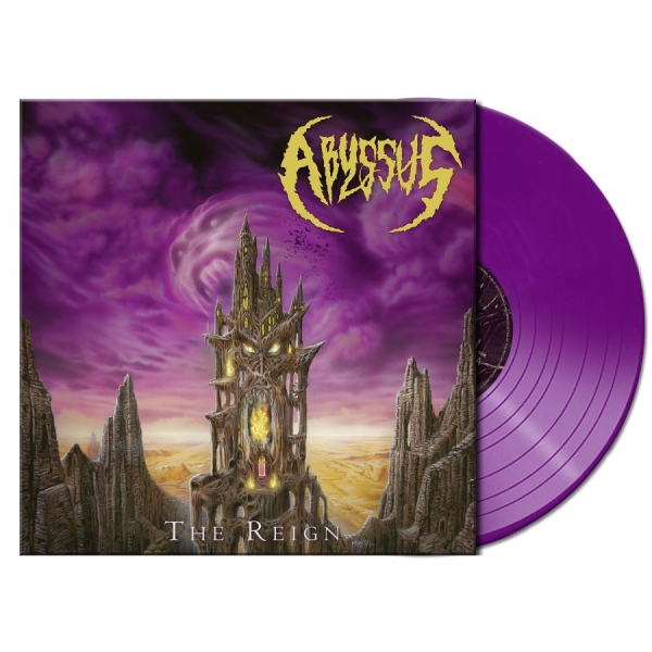 Abyssus - Reign The (Purple/Black/Clear Marbl in der Gruppe VINYL / Kommande / Hårdrock bei Bengans Skivbutik AB (5683166)