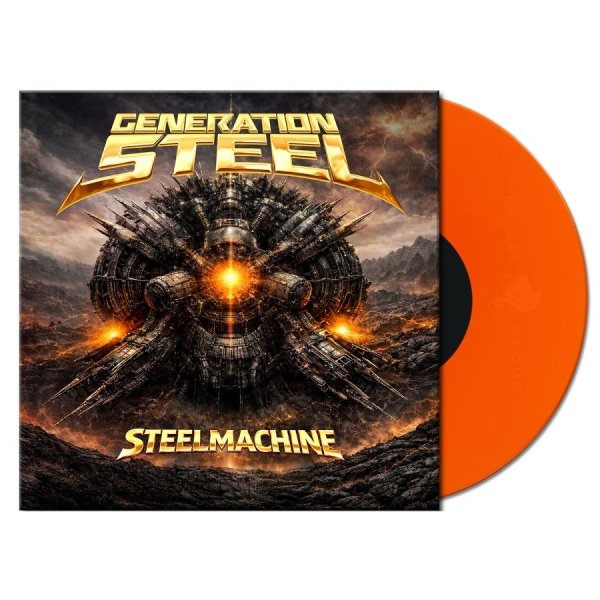 Generation Steel - Steelmachine (Orange Vinyl Lp) in der Gruppe VINYL / Kommande / Hårdrock bei Bengans Skivbutik AB (5683170)