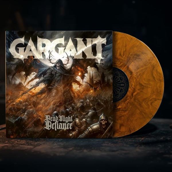 Gargant - Dead Night Defiance (Orange Marbled in der Gruppe VINYL / Kommande / Hårdrock bei Bengans Skivbutik AB (5683172)
