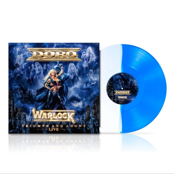 Doro - Warlocktriumph And Agony Live (Blue in der Gruppe VINYL / Kommande / Hårdrock bei Bengans Skivbutik AB (5683174)