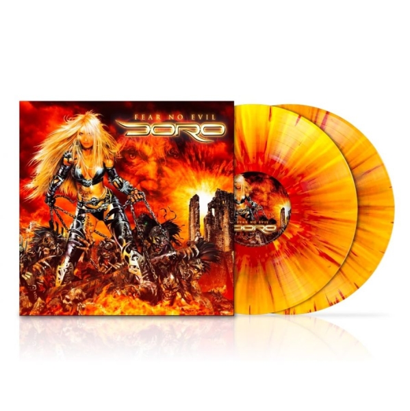 Doro - Fear No Evil (2 Lp Yellow/Red Splat in der Gruppe VINYL / Kommande / Hårdrock bei Bengans Skivbutik AB (5683175)