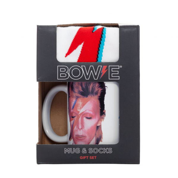 David Bowie - Aladdin Sane Mug & Sock Set in der Gruppe MERCHANDISE / Merch / Pop-Rock bei Bengans Skivbutik AB (5683286)