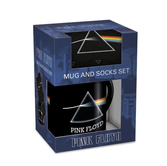 Pink Floyd - Dsotm Mug & Sock Set in der Gruppe MERCHANDISE / Merch / Pop-Rock bei Bengans Skivbutik AB (5683288)