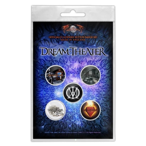 Dream Theater - Symbol Button Badge Pack in der Gruppe MERCHANDISE / Pin-Button Badge /  /  bei Bengans Skivbutik AB (5683335)