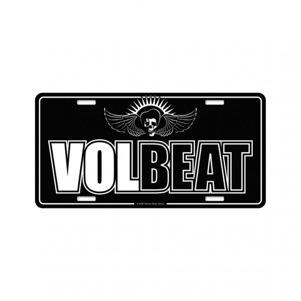 Volbeat - Number Plate Logo (30,5 X 15 Cm) in der Gruppe MERCHANDISE / Merch / Kommande / Hårdrock bei Bengans Skivbutik AB (5683345)