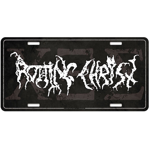 Rotting Christ - 666 Number Plate in der Gruppe MERCHANDISE / Merch / Nyheter / Hårdrock bei Bengans Skivbutik AB (5683346)