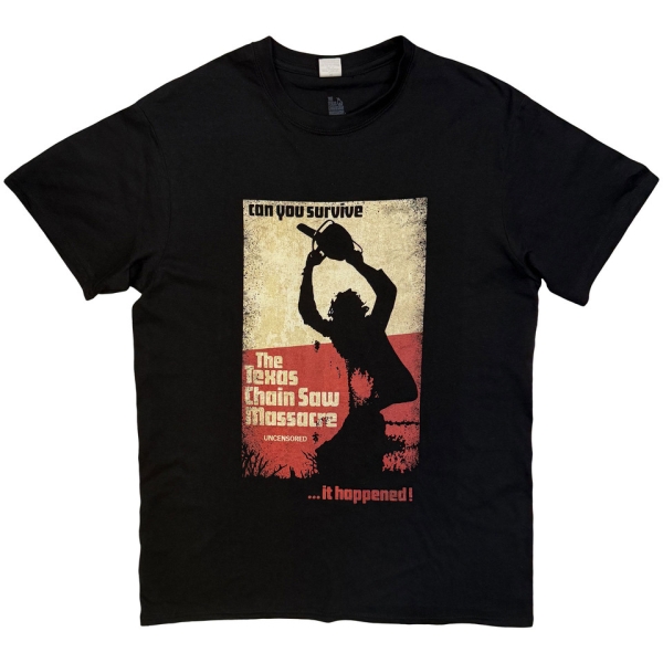 Texas Chainsaw Massacre - Who Will Survive Uni Bl T-Shirt in der Gruppe MERCHANDISE / T-shirt / Soundtrack bei Bengans Skivbutik AB (5683525r)