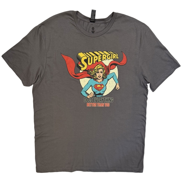 Supergirl The Movie - Does Everything Uni Char T-Shirt in der Gruppe MERCHANDISE / T-shirt / Soundtrack bei Bengans Skivbutik AB (5683530r)