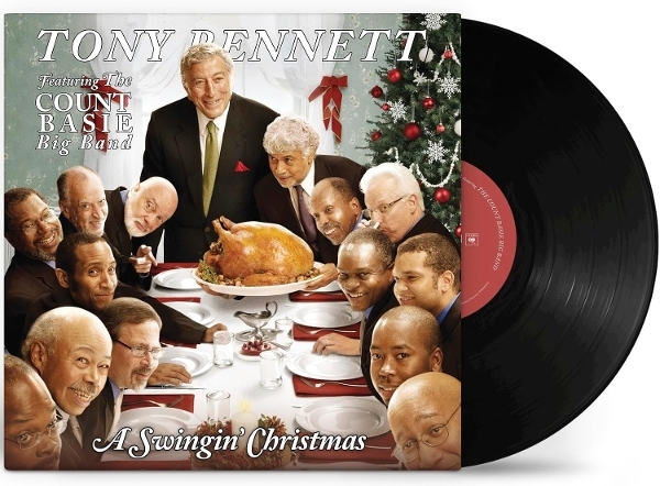 Bennett Tony - A Swingin' Christmas Featuring The Count Basie Big Band in der Gruppe VINYL / Kommande / Julmusik bei Bengans Skivbutik AB (5683725)