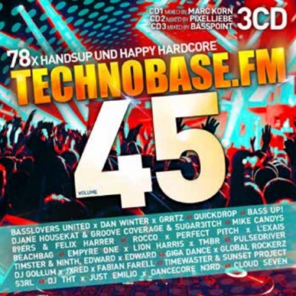 Various Artists - Technobase.Fm Vol. 45 in der Gruppe CD / Bestseller bei Bengans Skivbutik AB (5684248)