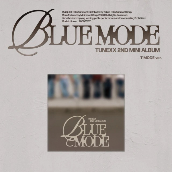 Tunexx - Blue Mode (T Mode Ver.) in der Gruppe MERCHANDISE / Merch+Code / Kommande / K-Pop bei Bengans Skivbutik AB (5684486)