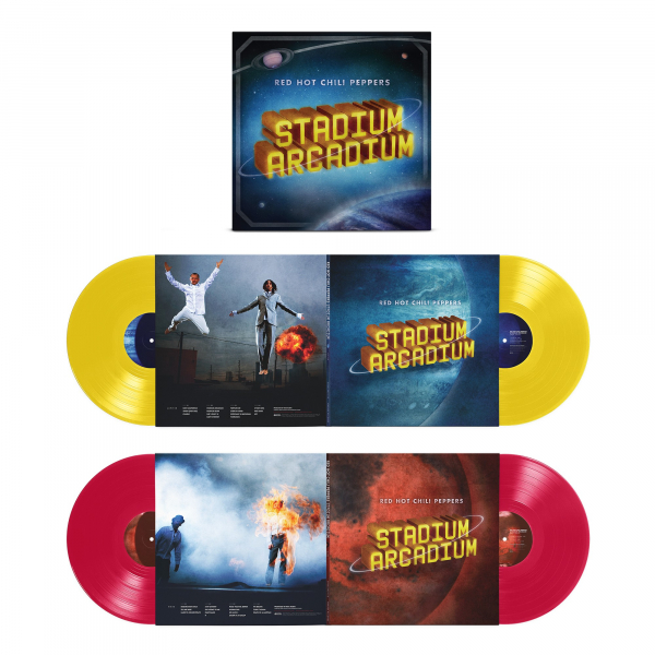 Red Hot Chili Peppers - Stadium Arcadium (Canary Yellow & Apple Red 4Lp) in der Gruppe VINYL / Kommande / Pop-Rock bei Bengans Skivbutik AB (5684489)
