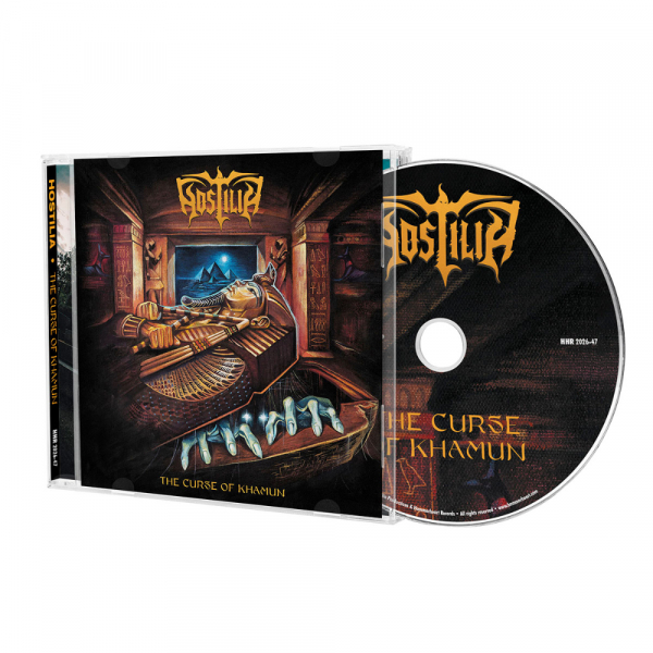 Hostilia - The Curse Of Khamun (CD) in der Gruppe CD / Kommande / Hårdrock bei Bengans Skivbutik AB (5684495)