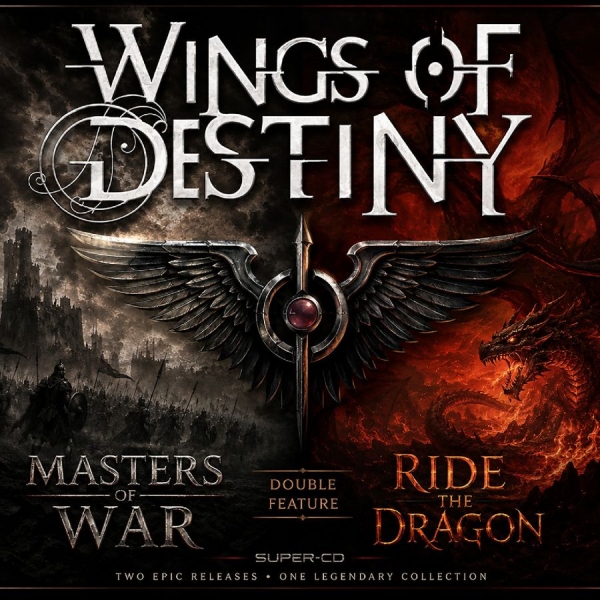 Wings Of Destiny - Masters Of War / Ride The Dragon (D in der Gruppe CD / Kommande / Hårdrock bei Bengans Skivbutik AB (5684557)