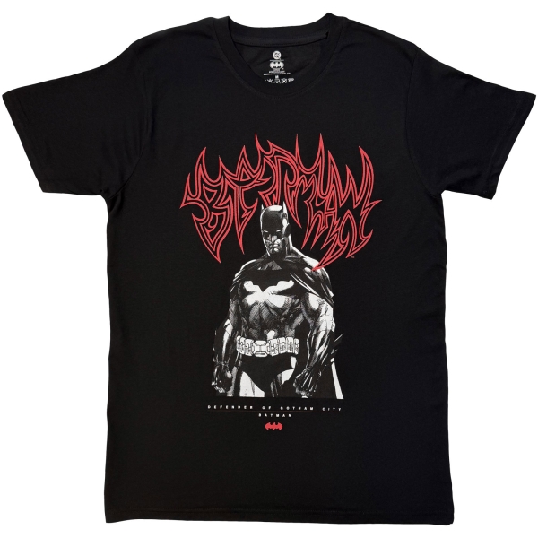 Batman - Defender Of Gotham City Uni Bl T-Shirt in der Gruppe MERCH / Kleidung / T-Shirts bei Bengans Skivbutik AB (5685401r)