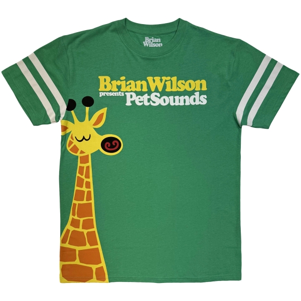 Brian Wilson - Pet Sounds Giraffe Uni Green T-Shirt in der Gruppe MERCH / Kleidung / T-Shirts bei Bengans Skivbutik AB (5685417r)