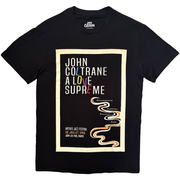 John Coltrane - A Love Supreme Uni Bl T-Shirt in der Gruppe MERCH / Kleidung / T-Shirts bei Bengans Skivbutik AB (5685424r)