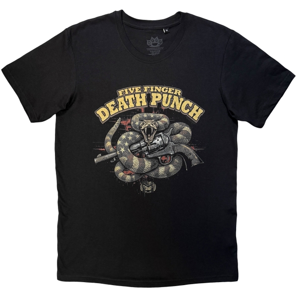 Five Finger Death Punch - Rattlesnake Uni Bl T-Shirt in der Gruppe MERCH / Kleidung / T-Shirts bei Bengans Skivbutik AB (5685432r)