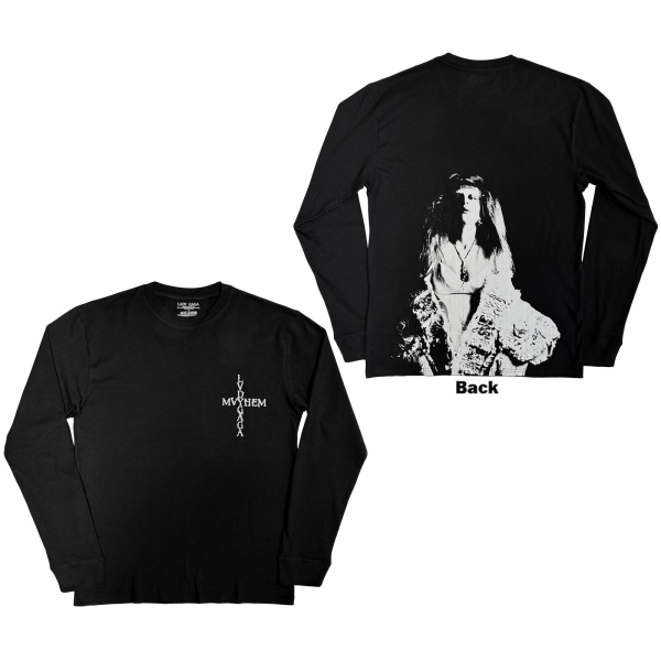 Lady Gaga - Mayhem Uni Bl Longsleeve in der Gruppe MERCH / Kleidung / Longsleeves & Trikots bei Bengans Skivbutik AB (5685436r)