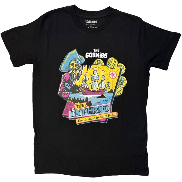 The Goonies - Inferno Uni Bl T-Shirt in der Gruppe MERCH / Kleidung / T-Shirts bei Bengans Skivbutik AB (5685441r)