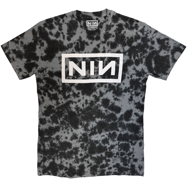 Nine Inch Nails - Logo Uni Bl Dipdye T-Shirt in der Gruppe MERCH / Kleidung / T-Shirts bei Bengans Skivbutik AB (5685459r)