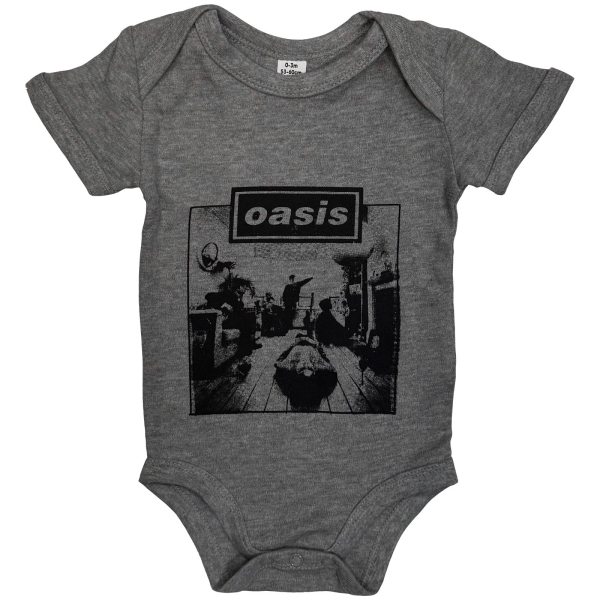 Oasis - Definitely Maybe Frame Toddler Grey Babygrow in der Gruppe MERCH / Kleidung / Kinderkleidung bei Bengans Skivbutik AB (5685465r)