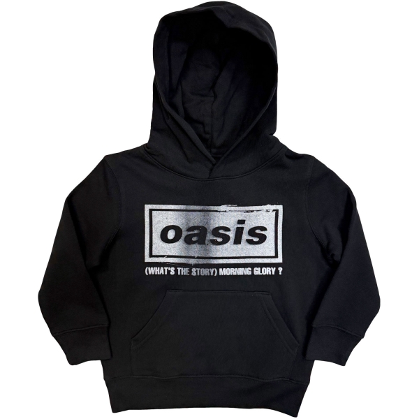 Oasis - What's The Story Distress Logo Boys Bl Hoodie in der Gruppe MERCH / Kleidung / Kinderkleidung bei Bengans Skivbutik AB (5685466r)
