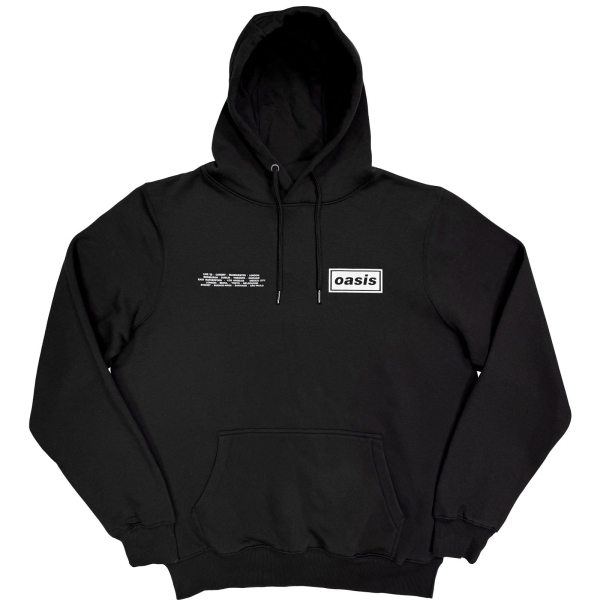 Oasis - Global Cities Logo Uni Bl Hoodie in der Gruppe MERCH / Kleidung / Hoodies bei Bengans Skivbutik AB (5685467r)
