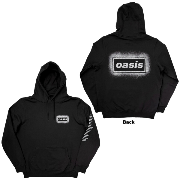 Oasis - Spray Live '25 World Tour Uni Bl Hoodie in der Gruppe MERCH / Kleidung / Hoodies bei Bengans Skivbutik AB (5685476r)