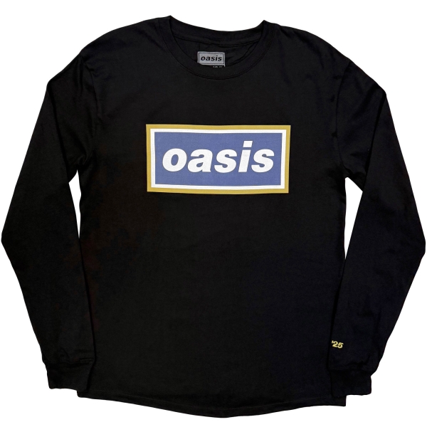 Oasis - Navy Gold Logo Uni Bl Longsleeve in der Gruppe MERCH / Kleidung / Longsleeves & Trikots bei Bengans Skivbutik AB (5685479r)