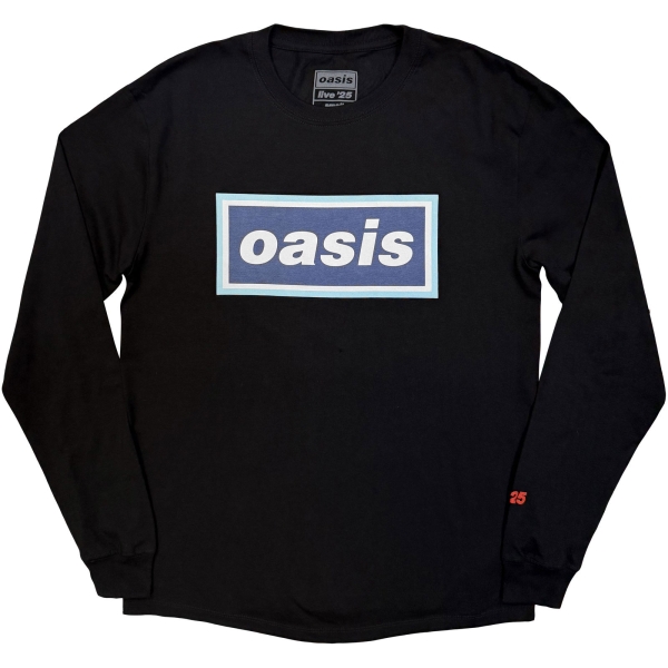 Oasis - 96 Blue Logo Uni Bl Longsleeve in der Gruppe MERCH / Kleidung / Longsleeves & Trikots bei Bengans Skivbutik AB (5685480r)