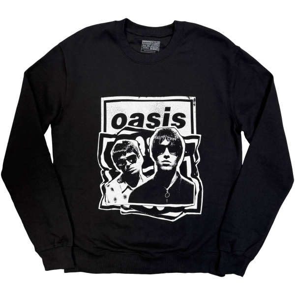 Oasis - Paper Cut Out Photo Uni Bl Sweatshirt in der Gruppe MERCH / Kleidung / Sweatshirts bei Bengans Skivbutik AB (5685482r)