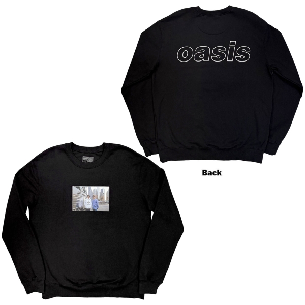 Oasis - Detroit Bus Photo Uni Bl Sweatshirt in der Gruppe MERCH / Kleidung / Sweatshirts bei Bengans Skivbutik AB (5685483r)