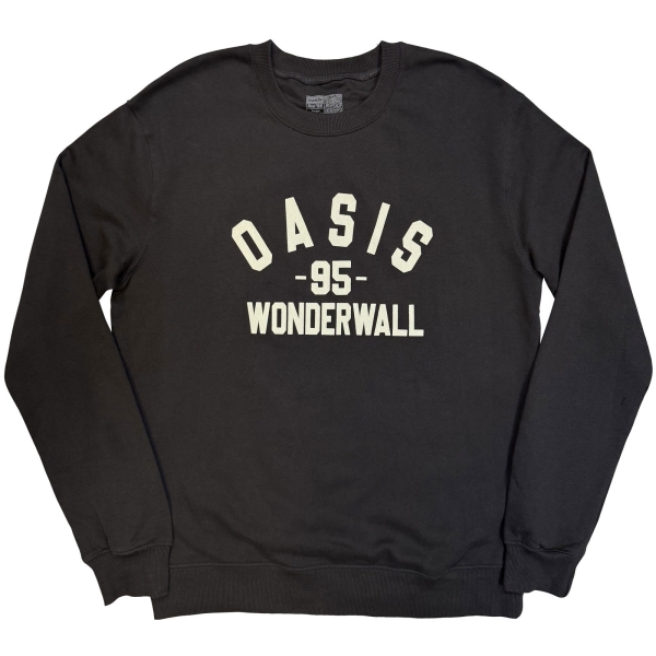 Oasis - Wonderwall Varsity Uni Char Sweatshirt in der Gruppe MERCH / Kleidung / Sweatshirts bei Bengans Skivbutik AB (5685484r)
