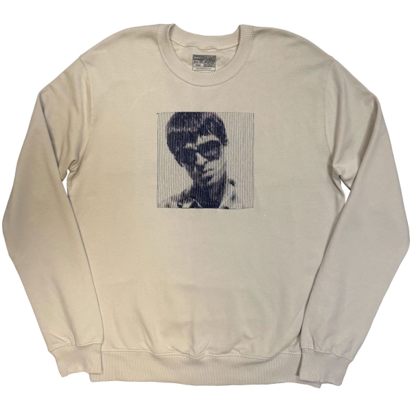 Oasis - Noel Embroidered Portrait Uni Cream Sweatshirt in der Gruppe MERCH / Kleidung / Sweatshirts bei Bengans Skivbutik AB (5685486r)