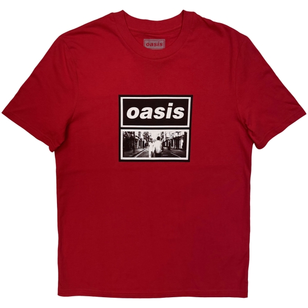 Oasis - What's The Story Clipped Lady Red T-Shirt in der Gruppe MERCH / Kleidung / Kinderkleidung bei Bengans Skivbutik AB (5685490r)