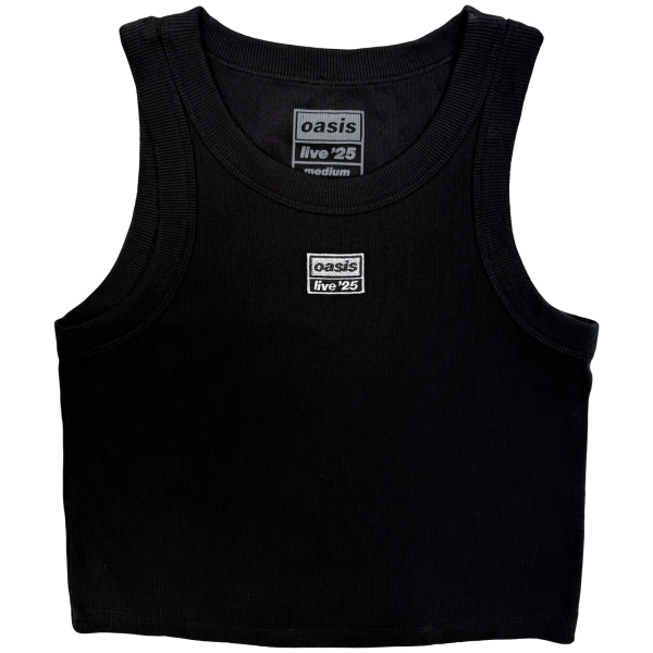 Oasis - Live '25 Embroidered Uni Bl Vest in der Gruppe MERCH / Kleidung / T-Shirts bei Bengans Skivbutik AB (5685497r)