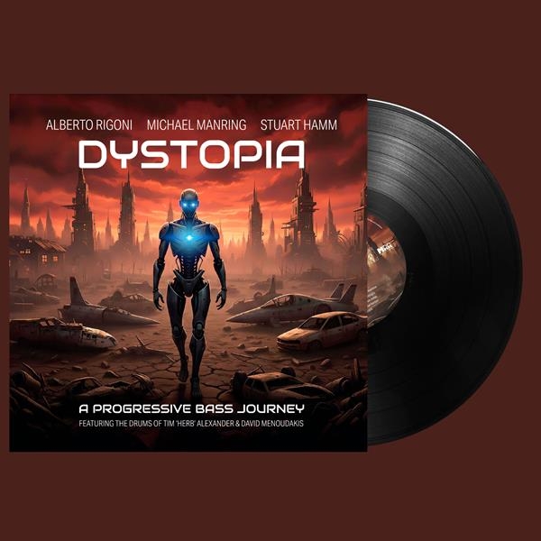 Alberto Rigoni & Michael Manring & Stuart Hamm - Dystopia in der Gruppe VINYL / Bestseller bei Bengans Skivbutik AB (5685631)