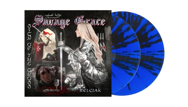 Savage Grace - Sign Of The Cross (2 Lp Blue Splatt in der Gruppe VINYL / Kommande / Hårdrock bei Bengans Skivbutik AB (5685659)